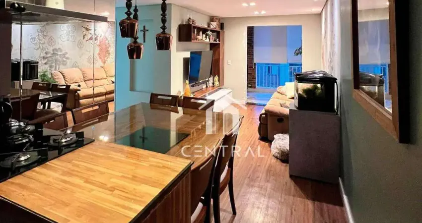 Apartamento com 3 dormitórios à venda, 77 m² por r$ 850.000 - condomínio parque residence - jardim flor da montanha - guarulhos/sp