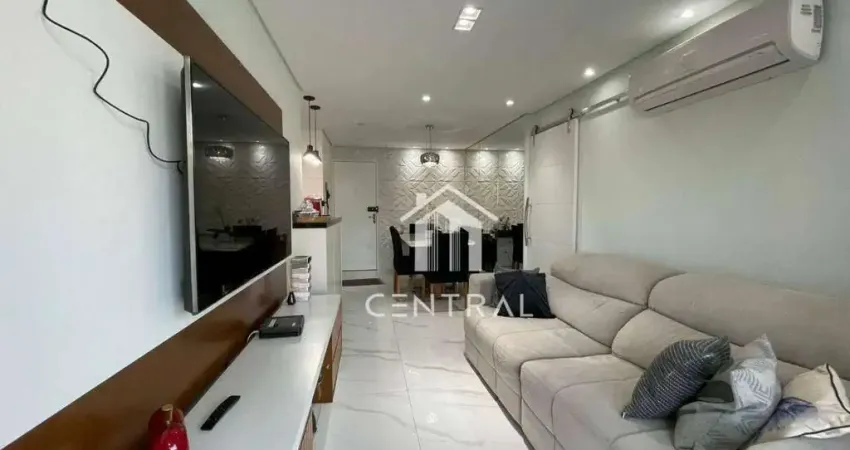 Apartamento a venda - condomínio essence - 83m² - 3 dormitórios - 1 suíte - 2 vagas - centro guarulhos/sp