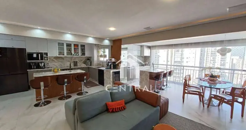 Apartamento à venda - condomínio cidade maia - 122 m² - 3 suítes - 2 vagas - jardim flor da montanha - guarulhos/sp