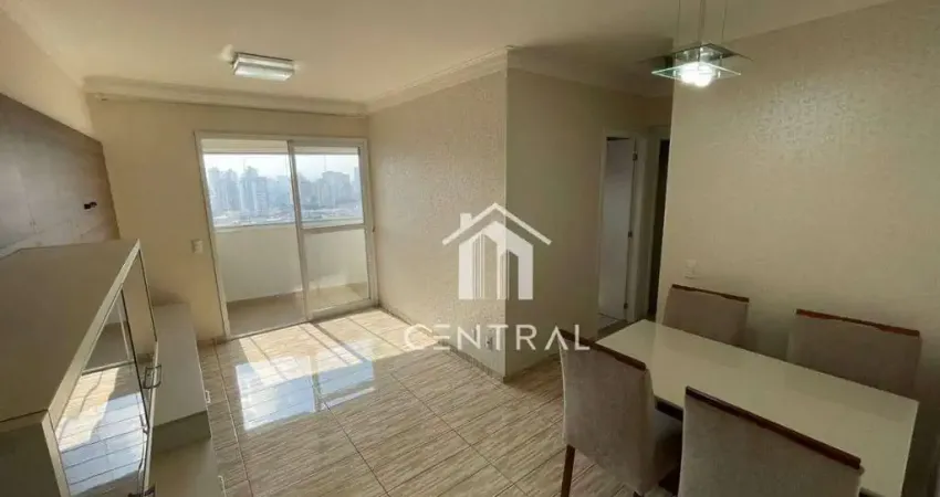 Apartamento para venda - condomínio autêntico - 72m² - 3 dormitórios - 1 suíte - varanda - vaga - vila augusta guarulhos/sp