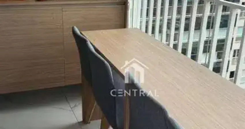 Studio mobiliado no via alameda – 37m² | varanda | 1 vaga | centro de guarulhos/sp