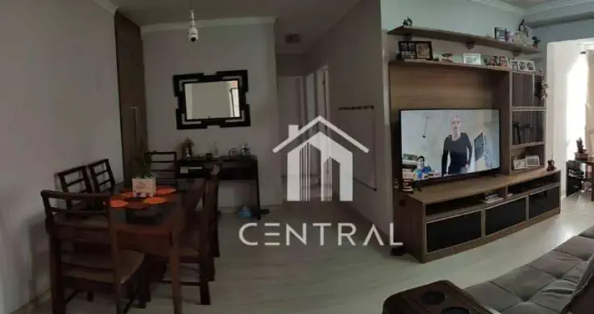 Apartamento à venda, 75m², 3 dormitórios, sendo 1 suíte, armários embutidos, lazer completo , condomínio reserva das flores, ponte grande-guarulhos/sp