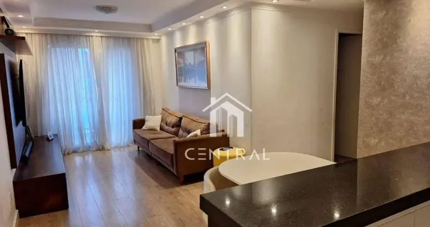 Apartamento a venda - condomínio flórida-84 m2 -1 suíte - 2 vagas - bairro picanço - guarulhos - sp