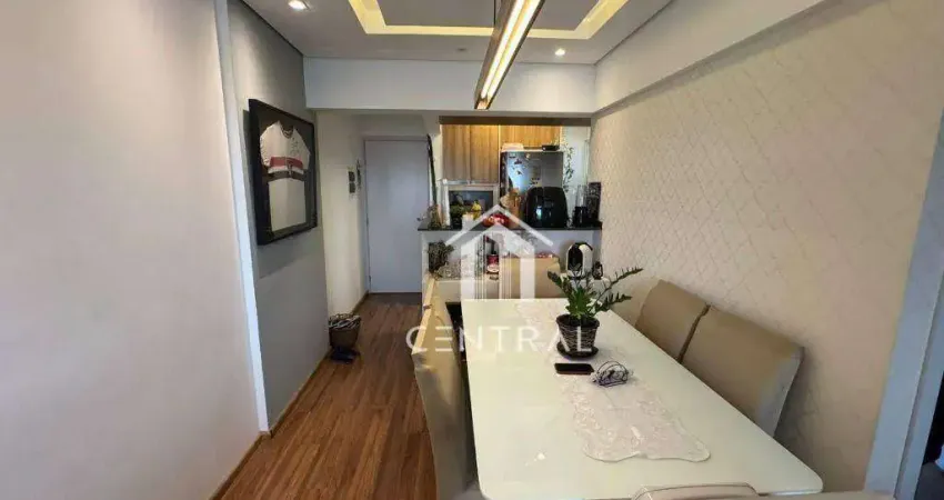 Apartamento com 2 dormitórios à venda, 52 m²  - jardim são jorge - guarulhos/sp