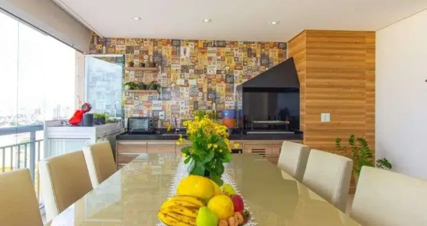 Apartamento alto padrão com 3 quartos, 1 suíte e 2 vagas de garagem no tatuapé-sp