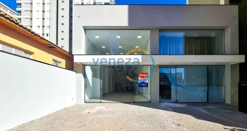 Salão-loja para alugar, 143.08 m2 por r$7800.00 - centro - londrina/pr