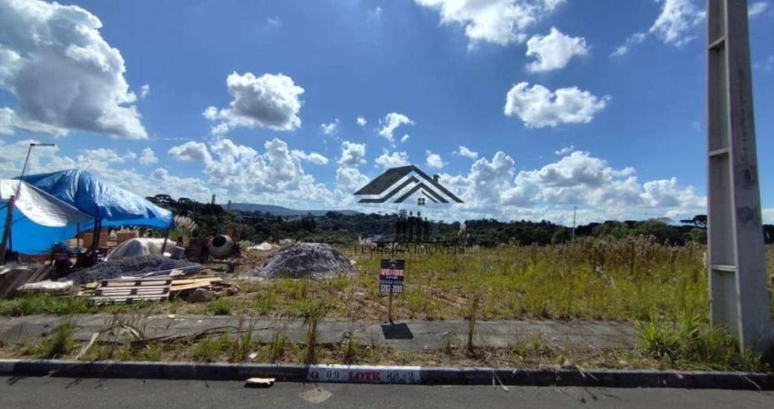 Terreno à venda, 189 m² por R$ 152.600 - Moradias Bom Jesus - Campo Largo/PR