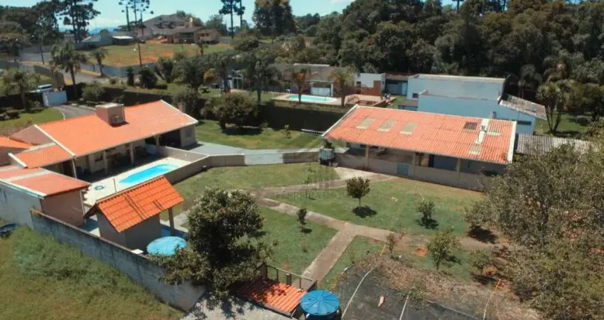 Chácara com 4 dormitórios à venda, 3911 m² por r$ 1.490.000 - borda do campo - são josé dos pinhais/pr