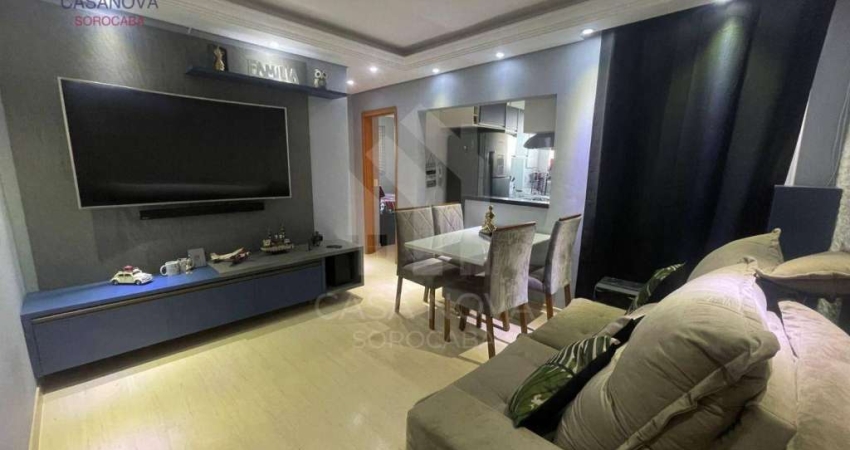 Apartamento com 2 dormitórios à venda, 48 m² por R$ 320.000,00 - Jardim São Carlos - Sorocaba/SP