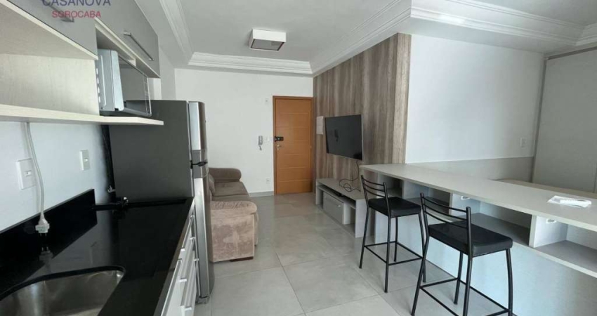 Flat com 1 dormitório para alugar, 52 m² por R$ 3.797,00/mês - Parque Campolim - Sorocaba/SP