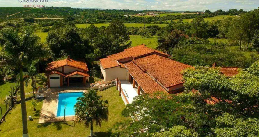 Chácara com 5 dormitórios para alugar, 20000 m² por R$ 19.500,00/mês - Jardim Novo Mundo - Sorocaba/SP