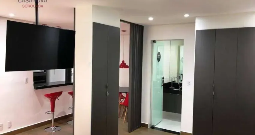 Flat com 1 dormitório para alugar, 44 m² por R$ 3.113/mês - Jardim América - Sorocaba/SP