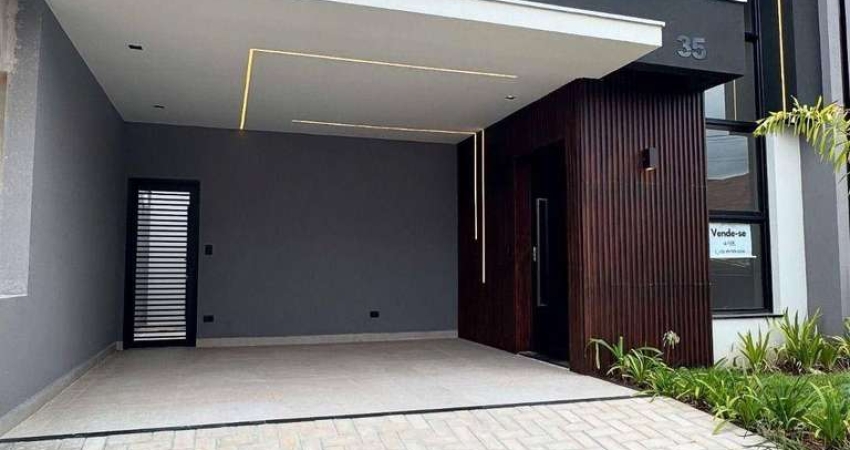 Casa com 3 dormitórios à venda, 125 m² por R$ 970.000 - Jardim Villagio Milano - Sorocaba/SP