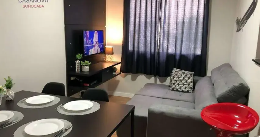 Apartamento com 2 dormitórios à venda, 48 m² por R$ 225.000,00 - Bairro da Vossoroca - Sorocaba/SP