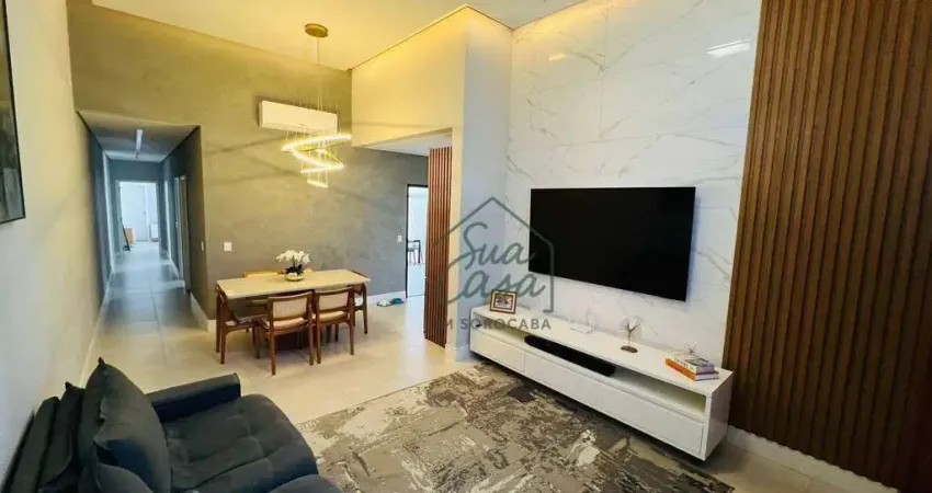 Casa com 3 quartos 1 suíte à venda, 130 m² por r$ 1.000.000 - condomínio residencial ipanema - sorocaba/sp