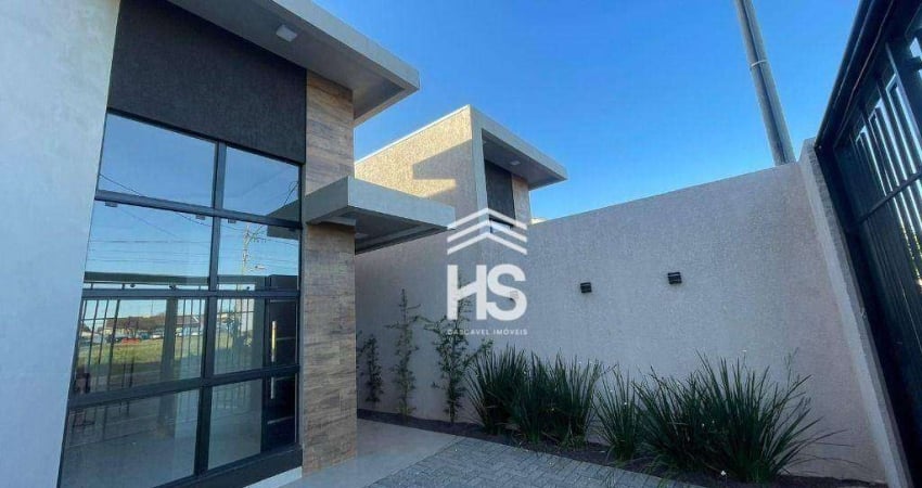 Casa com 2 dormitórios para alugar, 60 m² por R$ 2.000,00/mês - Esmeralda - Cascavel/PR
