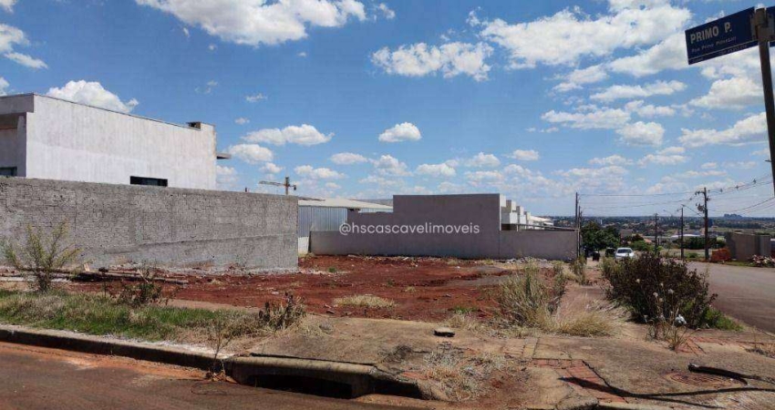 Terreno à venda na Rua Primo Piovesan, Jardim Piovesan, Cascavel