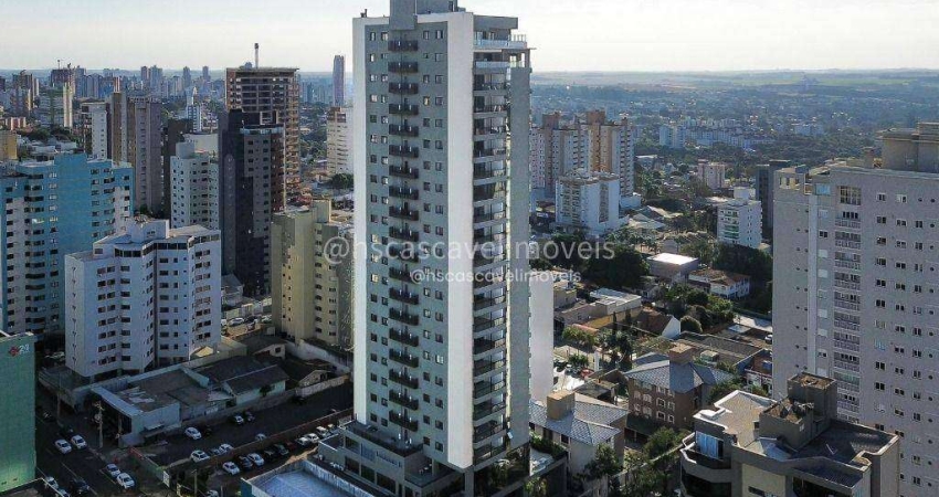 Apartamento com uma ampla sacada, 3 Suítes à venda, 201 m² por R$ 2.550.000 - Centro - Cascavel/PR