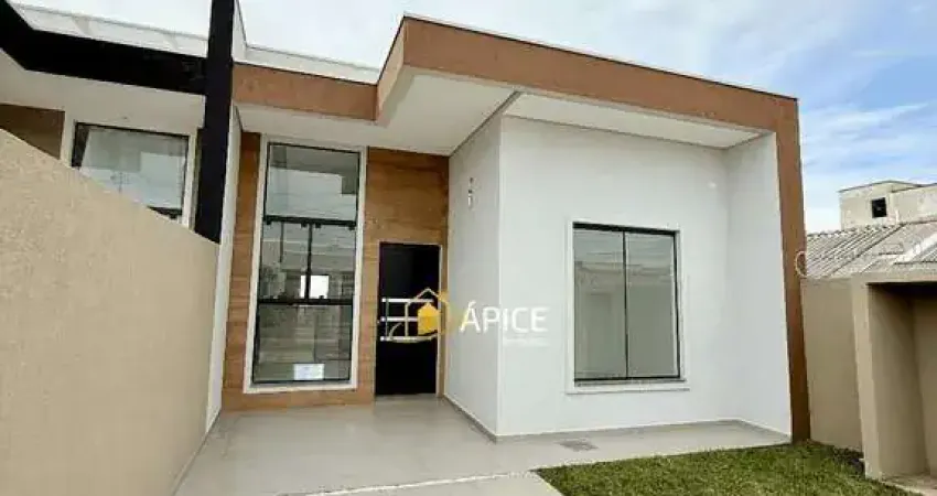 Casa com suíte e espaço gourmet no bairro Nações em Fazenda Rio Grande