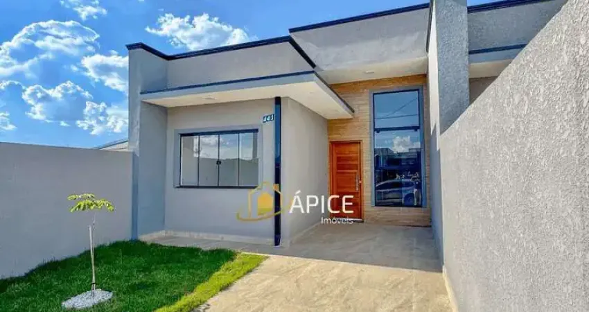 Casa nova no bairro Nações com suíte e espaço gourmet à venda!