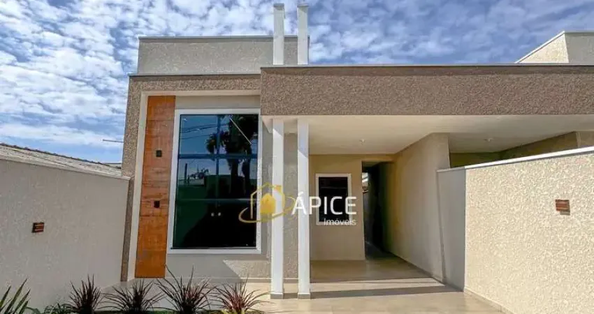 Casa com suíte e 2 vagas no bairro Nações, Fazenda Rio Grande