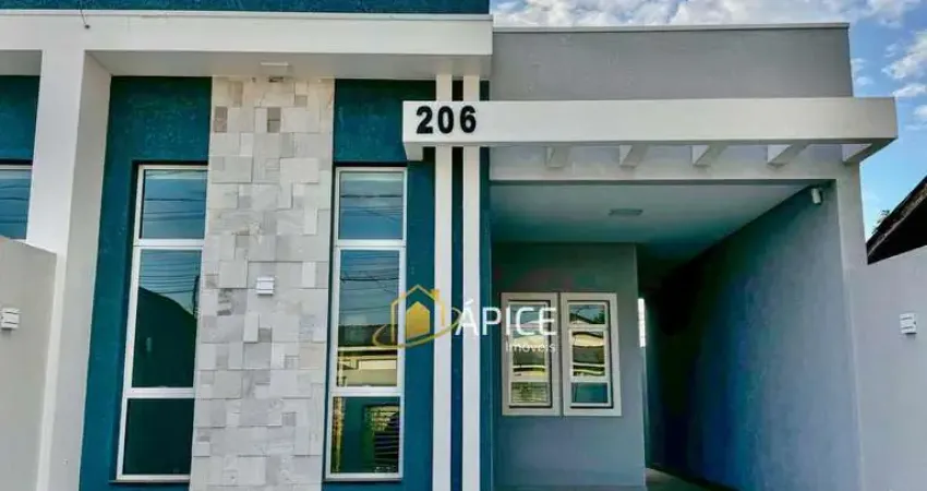Casa nova com suíte, edícula e pé direito alto no Iguaçu, Fazenda Rio Grande