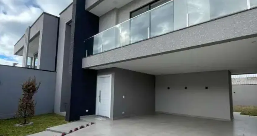 Sobrado com suíte no bairro Iguaçu em Fazenda Rio Grande com 2 vagas