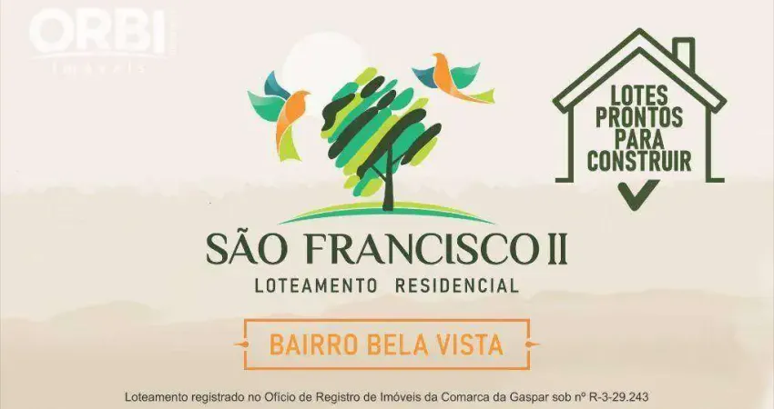 Terreno à venda, 360 m² por R$ 315.669,00 - Bela Vista - Gaspar/SC