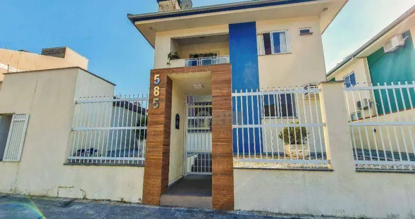 Apartamento com 2 dormitórios, 57 m² - venda por r$ 279.000,00 ou aluguel por r$ 1.817,60/mês - bela vista - gaspar/sc