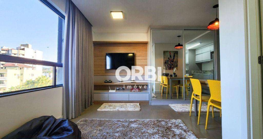 Apartamento com 1 dormitório para alugar, 54 m² por R$ 2.336,25/mês - Itoupava Seca - Blumenau/SC