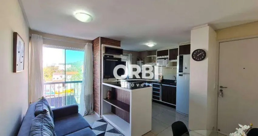 Apartamento com 1 dormitório para alugar, 47 m² por R$ 2.518,00/mês - Itoupava Seca - Blumenau/SC