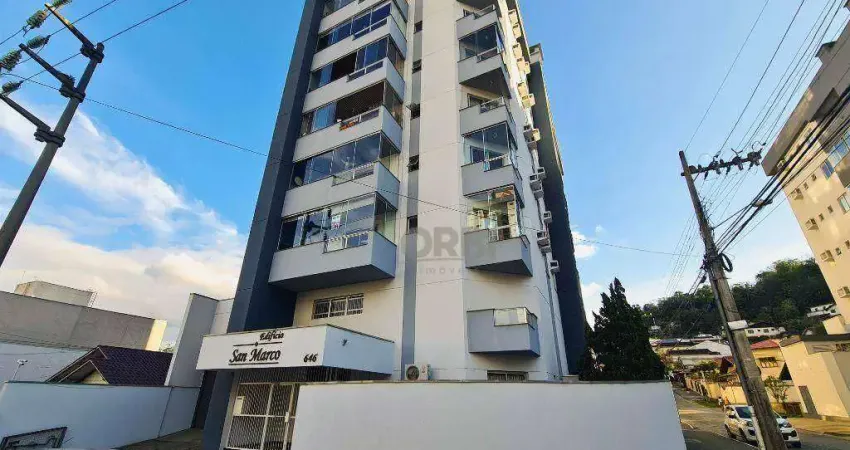 Apartamento com 3 dormitórios para alugar, 94 m² por r$ 3.125,19/mês - itoupava seca - blumenau/sc