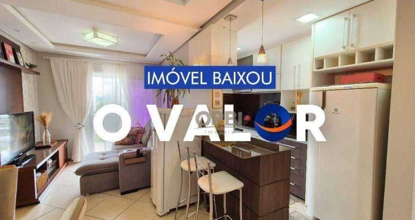 Apartamento com 3 dormitórios à venda, 71 m² por R$ 550.000,00 - Vila Nova - Blumenau/SC