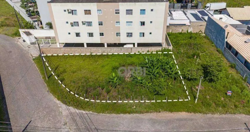 Terreno à venda, 453 m² por R$ 395.000,00 - Bela Vista - Gaspar/SC