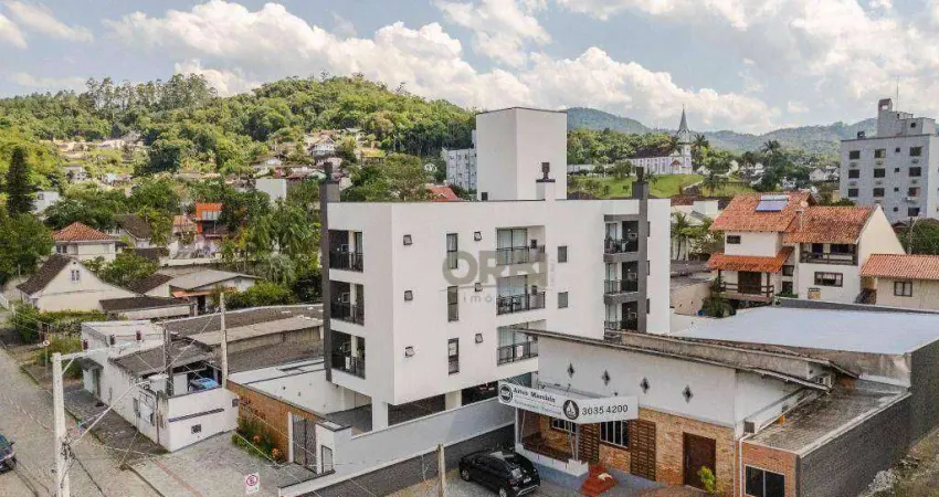 Apartamento com 1 dormitório para alugar, 38 m² por R$ 2.280,01/mês - Velha - Blumenau/SC