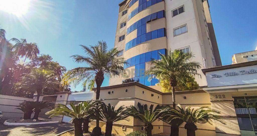 Apartamento com 2 dormitórios para alugar, 124 m² por R$ 3.400,84/mês - Velha - Blumenau/SC