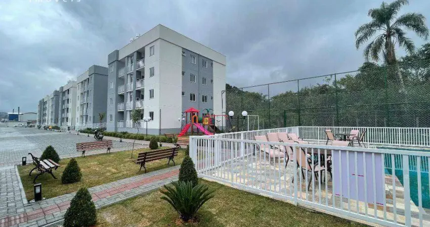 Apartamento com 2 dormitórios à venda, 51 m² por r$ 285.000,00 - figueira - gaspar/sc