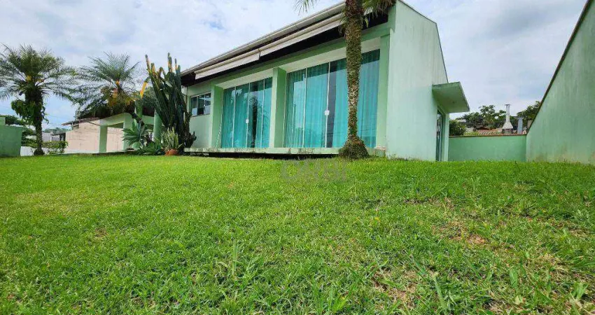 Casa com 3 dormitórios para alugar, 250 m² por r$ 5.100,00/mês - passo manso - blumenau/sc