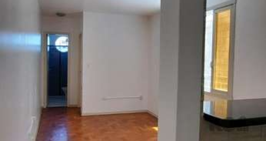 Apartamento 1 dormitorio com 50.23 m²  living para dois ambientes, banheiro social, cozinha, area de serviço. dois lances de escadas.