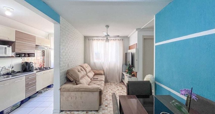Descubra o conforto e a praticidade deste charmoso apartamento à venda em um condomínio fechado, localizado na Rua Açucena 204C, no bairro Igara, em Canoas, Rio Grande do Sul. Com uma área de 43m², es