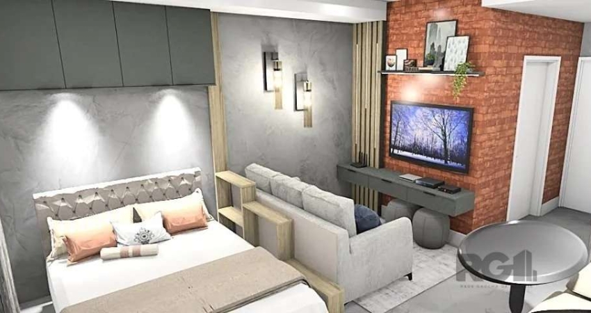 Apartamento no bairro RIo Branco, Porto Alegre/RS&lt;BR&gt;&lt;BR&gt;Apartamento compacto com layout funcional, ideal para quem busca praticidade e conforto. O espaço conta com quarto e sala integrada