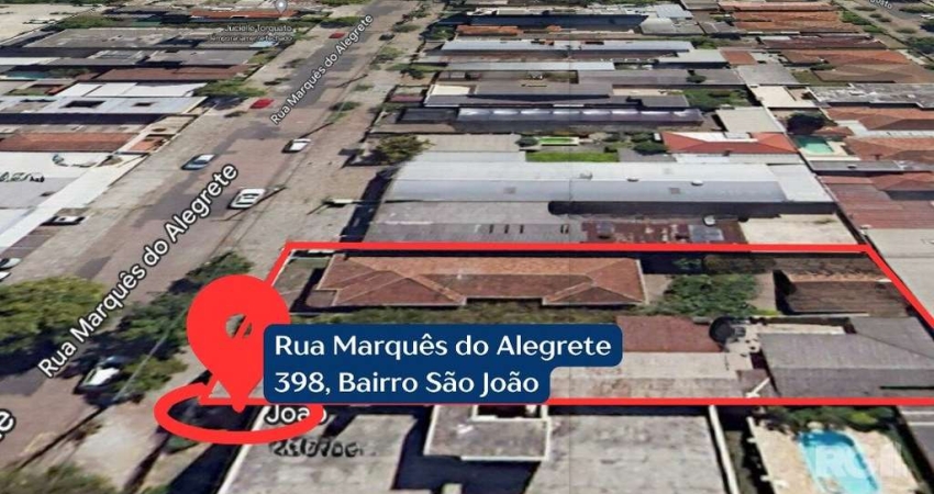 Dois terrenos planos com 22x39, localizados na Rua Marquês do Alegrete, próximo a Av. Benjamin Constant e Shopping Bourbon Assis Brasil. Aceita permuta por área construída