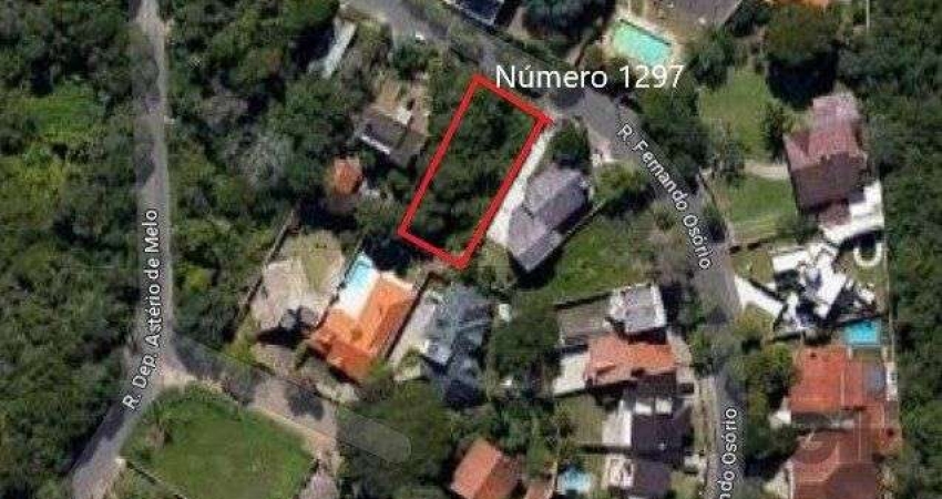 Terreno à venda na Rua Fernando Osório, 1297, Teresópolis, Porto Alegre