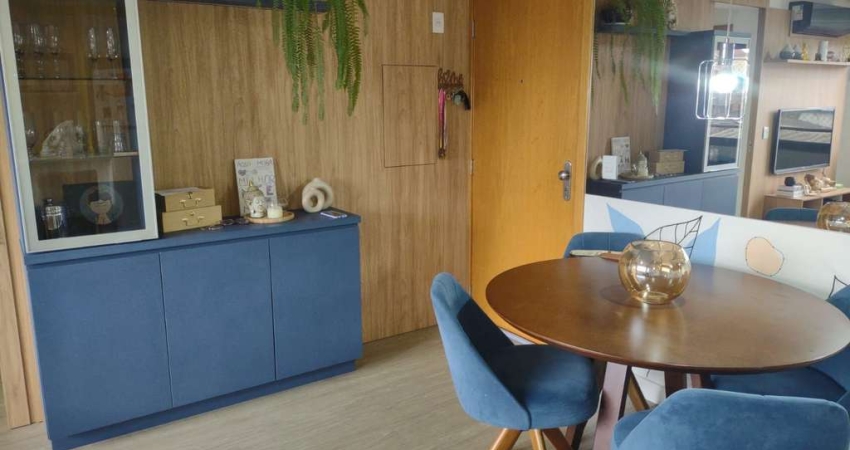 Apartamento de 62m²,  2 dormitórios com suíte, churrasqueira, vaga coberta, infraestrutura completa, na zona sul de Porto Alegre.