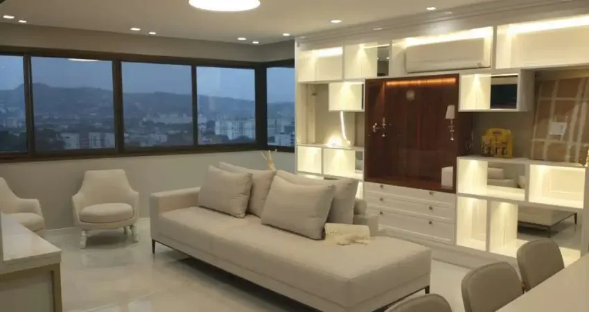 Apartamento 03 dormitórios, 01 suíte, 02 vagas individuais e cobertas, infraestrutura completa, bairro cristal