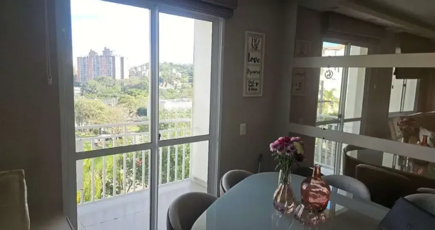 Apartamento mobiliado de 3 dormitórios bairro morro santana