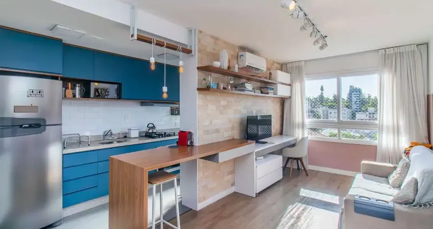 Apto. impecável semimobiliado em condomínio com lazer no higienópolis