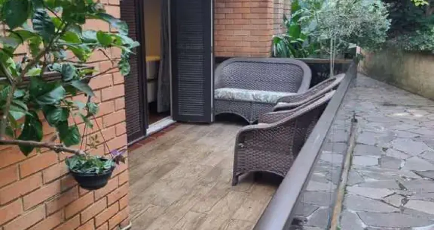 Apartamento térreo semi mobiliado de 3 dormitórios no bairro cristal