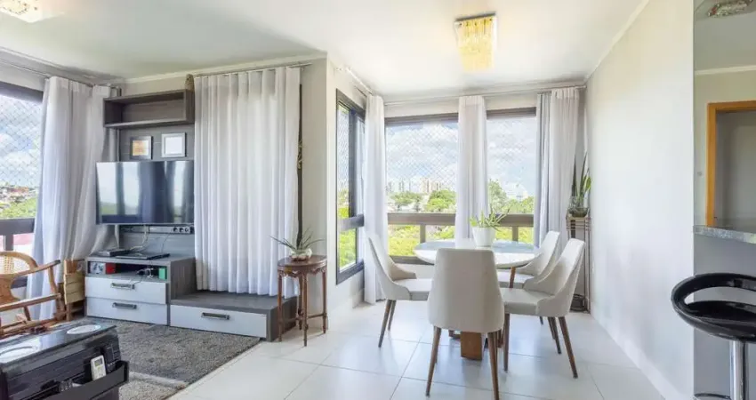 Apartamento à venda com 2 dormitórios (1 suíte) e 2 vagas cobertas - vila ipiranga, porto alegre/rs