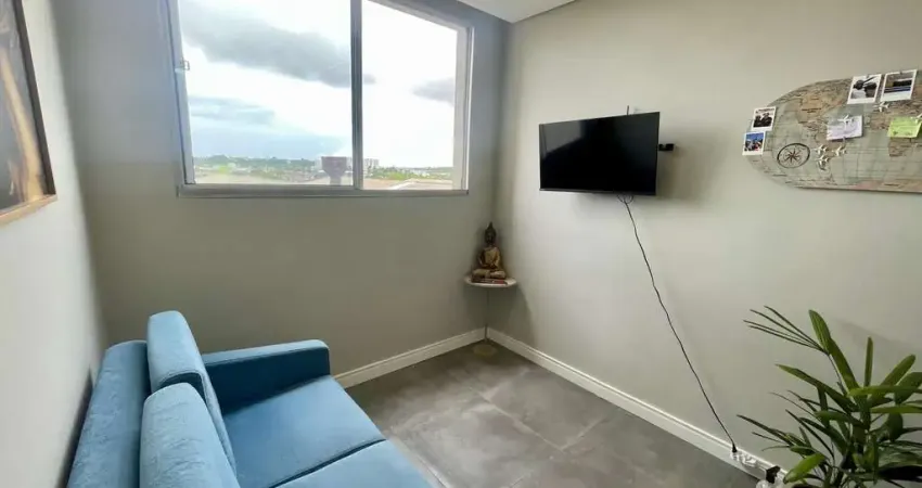 Apartamento de 2 quartos, 1 suíte e 1 vaga de garagem em condomínio fechado